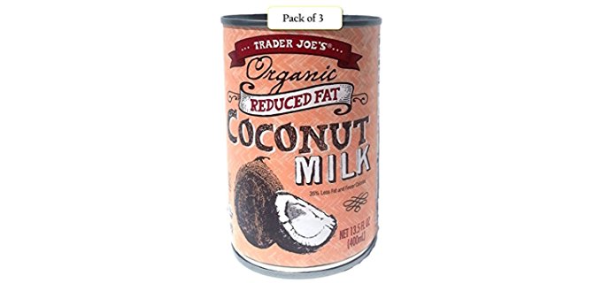 Trader Joe’s Low Fat - Organic Coconut Milk Without preservatives
