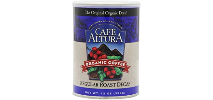 Café Altura Light Roast - Family Grown Organic Decaf Coffee