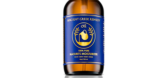 Ancient Greek Remedy Oil Organic Moisturizer - 100% Pure Blend of Anti Aging Skin Care Oils