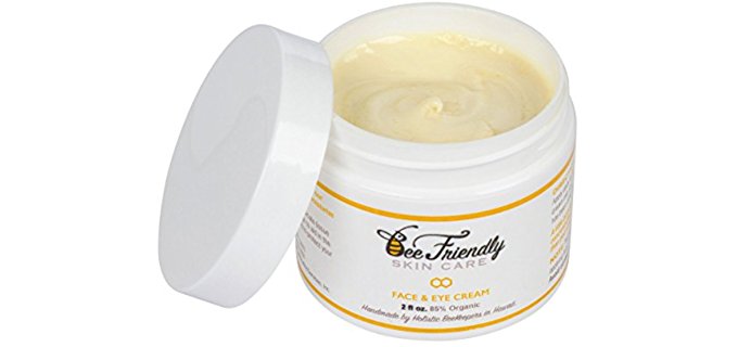 Bee Friendly Skincare Organic Face & Eye Cream - Organic Beeswax Facial Moisturizer