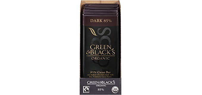 Green & Black’s Organic Dark Chocolate - Organic Vanilla Infused Dark Chocolate
