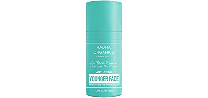 Radha Organics Rehydrating Skin Cream - All Natural Anti Aging Skin Care Cream