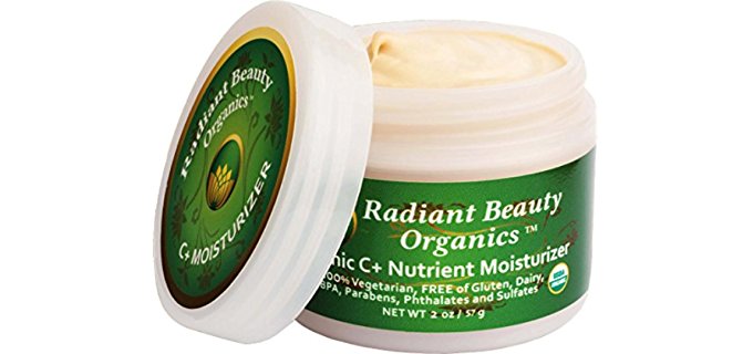 Radiant Beauty Organics Nutrient-Rich Face Moisturizer - Anti-Aging Vitamin C Organic Face Cream
