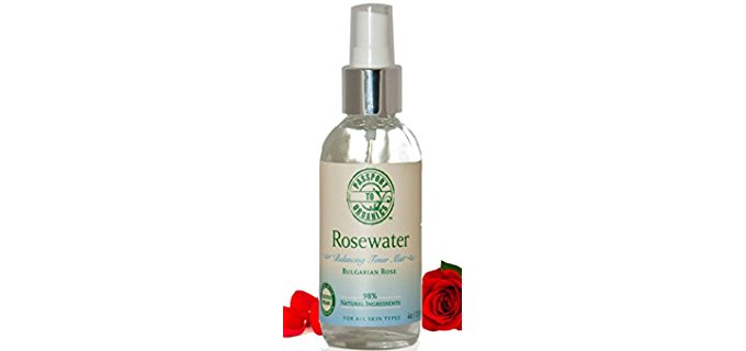 Passport to Organics Rosewater Toner - Organic Rosewater Toner Spray Bottle