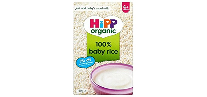 Hipp Interactive Organic Baby Rice Cereal - Soft Organic Baby Rice Cereal