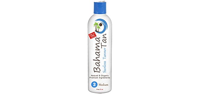Bahama Tan Organically Derived Tanner - Organic Self Tanner for Flawless Tanning