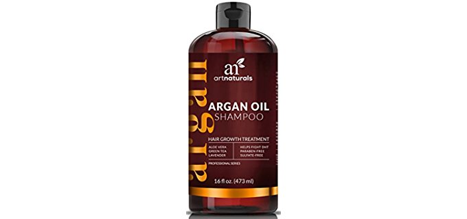 ArtNaturals Argan Shampoo - Organic Argan Hair Regrowth Shampoo