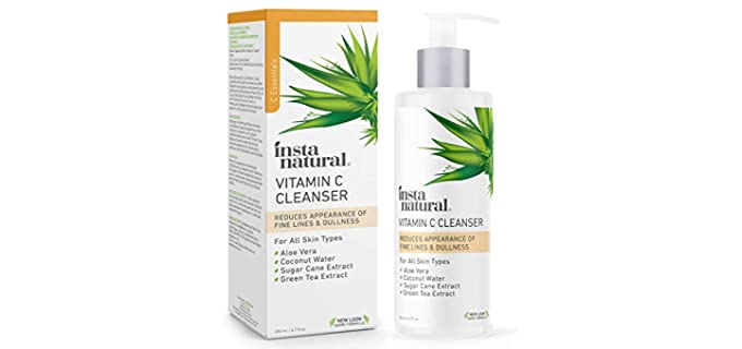 Insta Natural Vitamin C Cleanser - Organic Anti Aging Skincare