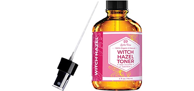 Leven Rose 100% Pure - Organic Witch Hazel Toner