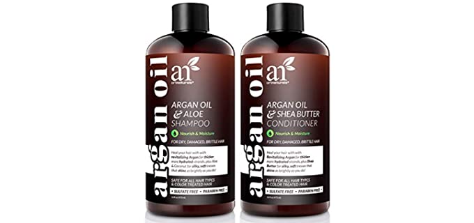 ArtNaturals Moroccan Argan Oil - Best Organic Shampoo for Hair Fall