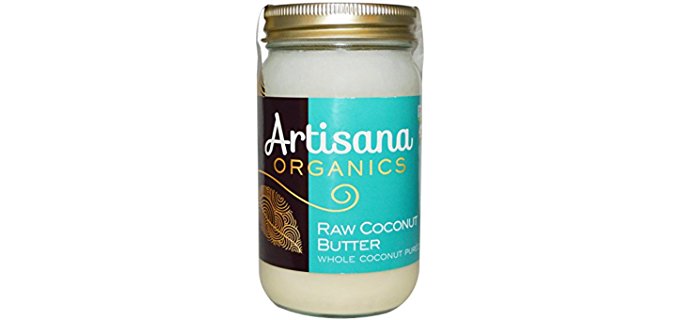 Artisana Pure Coconut Butter - Vegan Dairy-free Raw Organic Coconut Butter