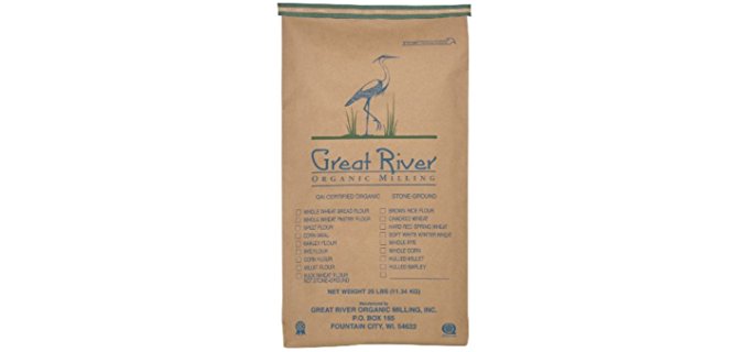 Great River Organic Milling White Bread Flour - Premium Quality Organic White Bread Flour