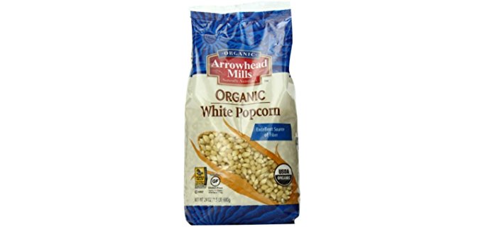Arrowhead Mills Organic White Popcorn - Certified Organic Popcorn Straight From Mill