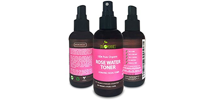 Sky Organics Pure Rose Water Toner - Organic Rose Toner for Clear Skin