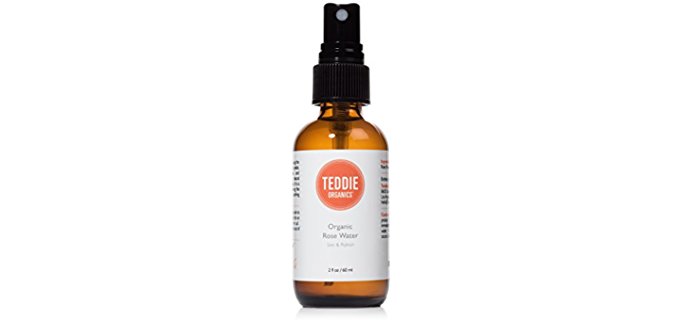 Teddie Organics Chemical Free Toner - All Natural Pure Organic Skin Toner