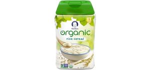 best organic infant rice cereal