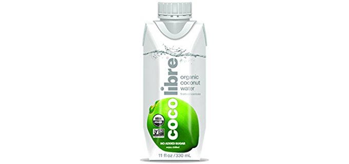 Coco Libre GMO Free Coconut Water - Pure Organic GMO-free Coconut Water