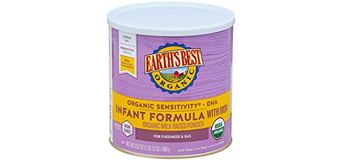Earth’s Best Sensitivity Infant Formula - Easily Digestible Organic Formula for Infants