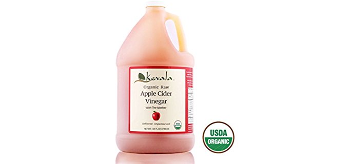 Kevala Organic Apple Cider Vinegar - Large Raw Organic Apple Cider Vinegar