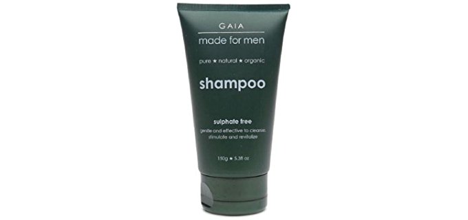 Gaia Skin Naturals Organic Shampoo - Pure Natural & Organic Men's Shampoo
