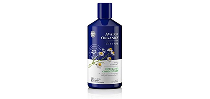 Avalon Organic Conditioner - Medicated Organic Conditioner for Weak Hair