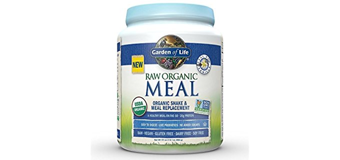 Garden of Life Raw Organic Meal Shake - Balanced Raw Vegan Meal Replacement Shake