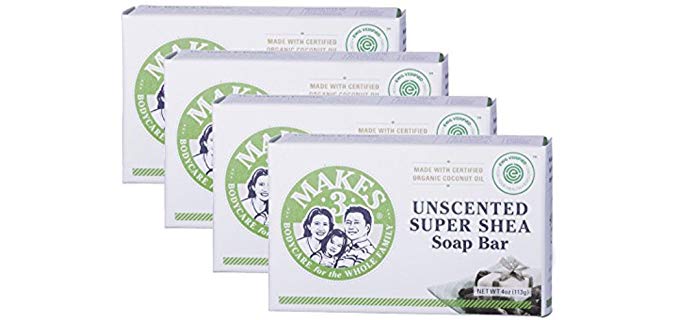 Makes 3 Organics Organic - Handcrafted Shea Butter Soap