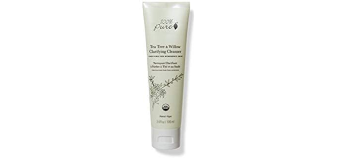 100% PURE Tea Tree - Clarifying Cleanser for Oily Skin