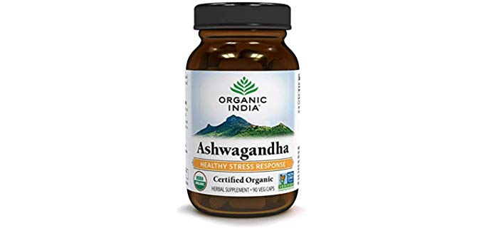 ORGANIC INDIA Certified Organic - Ashwagandha Herbal Supplement 