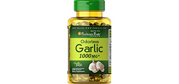 Puritan’s Pride odorless - Organic Garlic Supplement