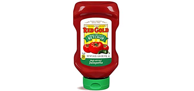 Red Gold Mama Selita's Jalapeno Tomato Ketchup - Organic Freshest, Best Tasting Tomato Ketchup