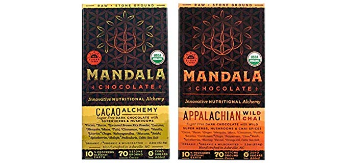 Mandala Chocolate Variety Pack - Organic Dark Chocolate
