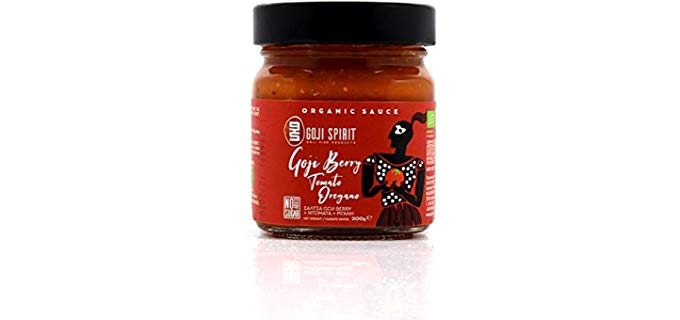 GOJI SPIRIT Oregano Tomato Sauce - Savory Organic Oregano Tomato Sauce With Goji Berries