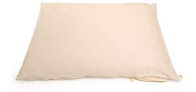 LIFEKIND Organic Dog Bed - With Removable Cover