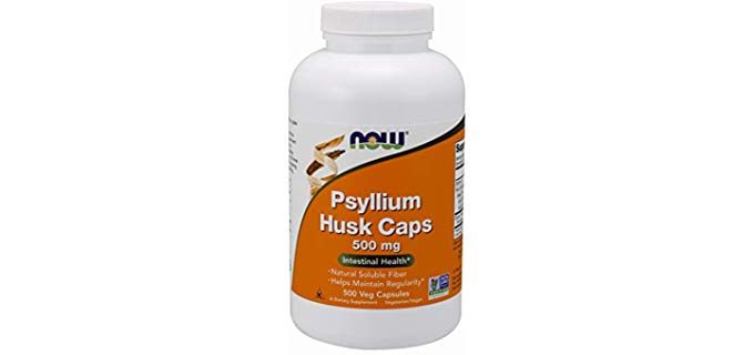 NOW Foods Psyllium Husk Caps - Natural Soluble Fiber