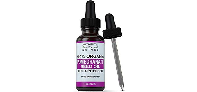 Authentic By Nature Organic Pomegranate Seed Oil - Cold Pressed Essential Oil