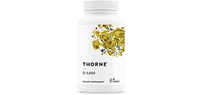 Thorne Research Vitamin D-5000 - Vitamin D3 Supplement (5,000 IU)