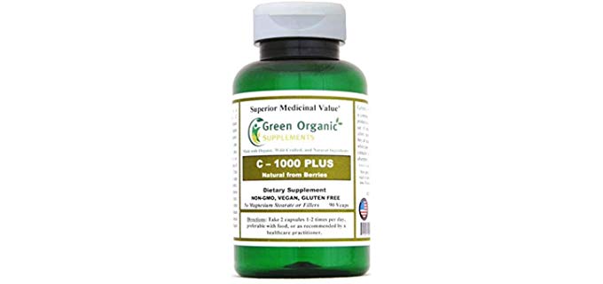 Green Organic Supplements 1000 Plus - Organic Immune Enhancer Vitamin
