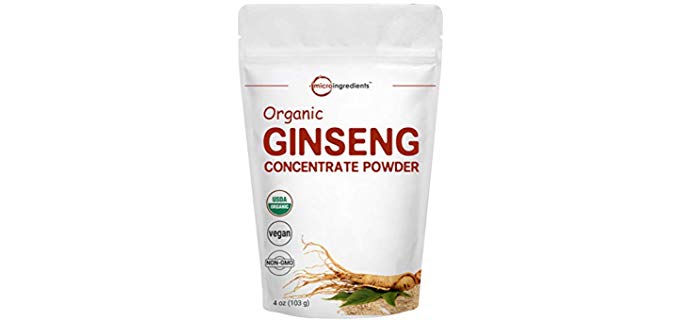 Micro Ingredients Ginseng Root - Organic Active Ginsenosides Adaptogen