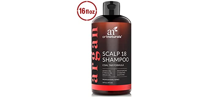 Art Naturals Coal Tar Formula - Best Organic Shampoo for Dandruff