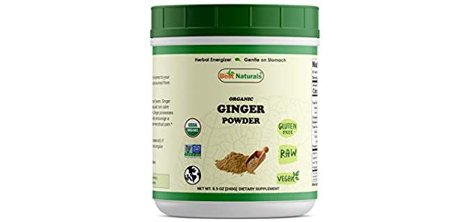 Best Naturals Certified - Natural Organic Ginger Powder