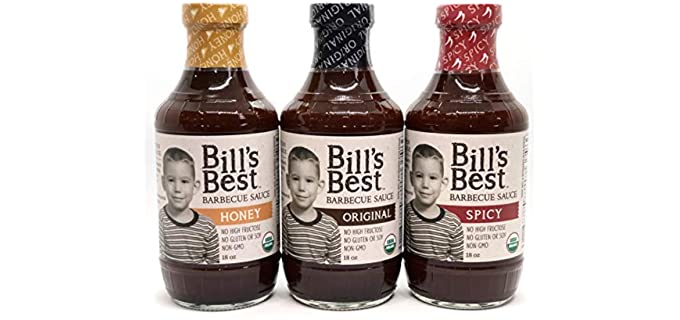 Bill's Fructose-Free - Organic  BBQ Sauce