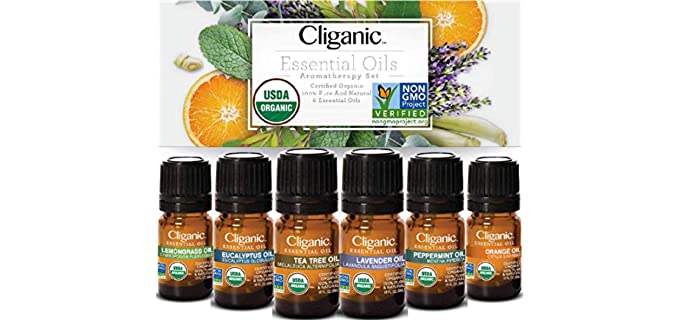 Cliganic Pure Natural - Organic Essential Oil Set