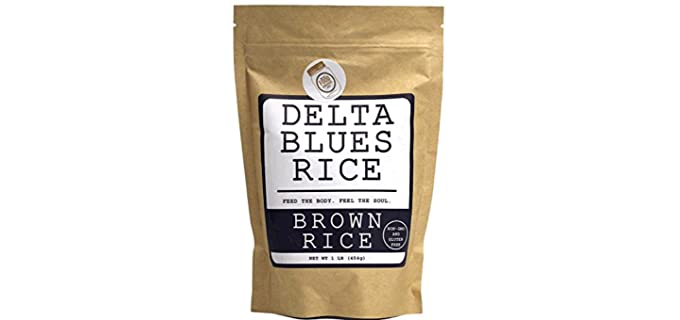 Delta Blues Rice Long Grain - Organic Brown Rice