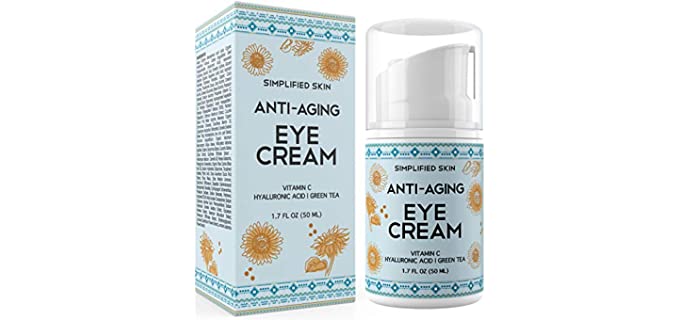 Simplified Skin Anti-Aging - Organic Eye Cream Treatment