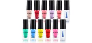 Fercaish Eco Friendly - Organic Nail Polish Set