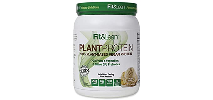 Fit & Lean Plant Protein - Vegan Meal Replacement Protein Powder