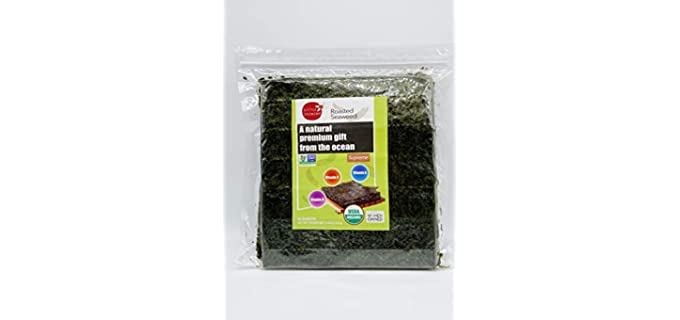 Little Jasmine Premium - Roasted Organic Seaweed Nori