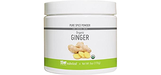 NubeLeaf Non-GMO - Organic Ginger Powder