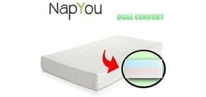 napyou dual comfort crib mattress